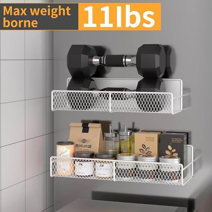 DTUQYX Magnetic Spice Rack for Refrigerator, 4 Pack 100% Metal Strong Magnet - Image 3