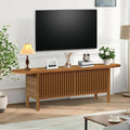 Bamboo TV Stand for TVs up to 65", Accent Entertainment Center by MordchilHF