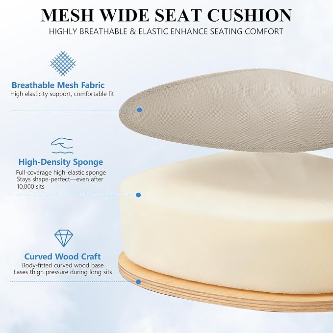 FelixKing Office Chair, Ergonomic Desk Chair Breathable Mesh Chairs Adjustable - Image 8