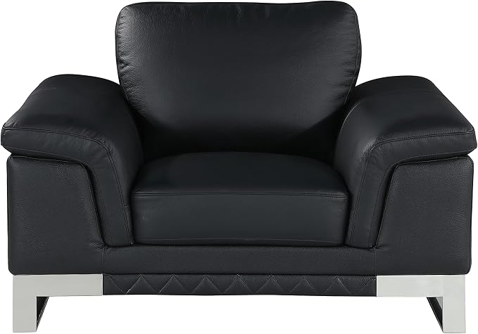 Blackjack Furniture Weston Collection Genuine Italian Leather Living Room Chair - Image 15