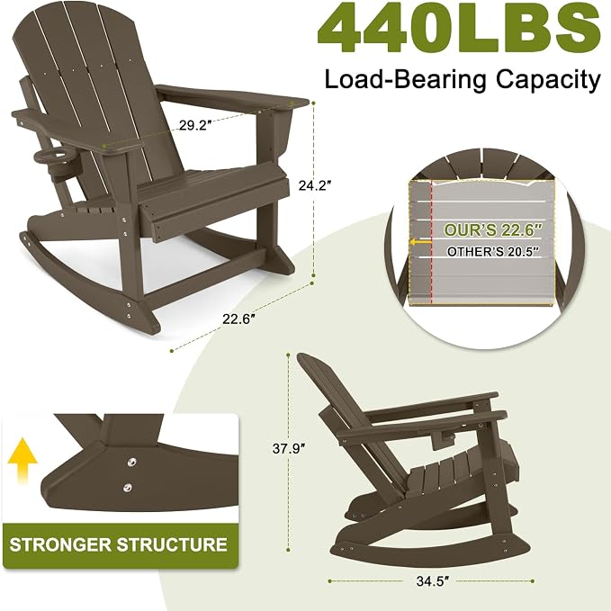 Plastic Adirondack Chair - Image 3