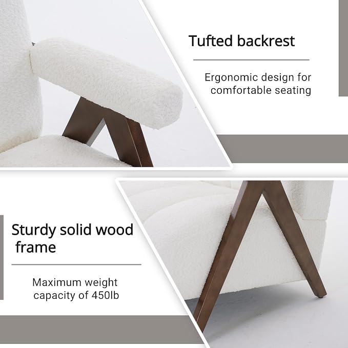 Mid Century Modern Accent Chair Loveseat Sofa - Image 5
