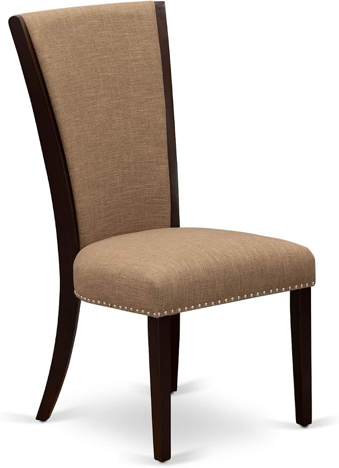 East West Furniture VEP3T47 Verona Modern Parson Chairs - Image 4