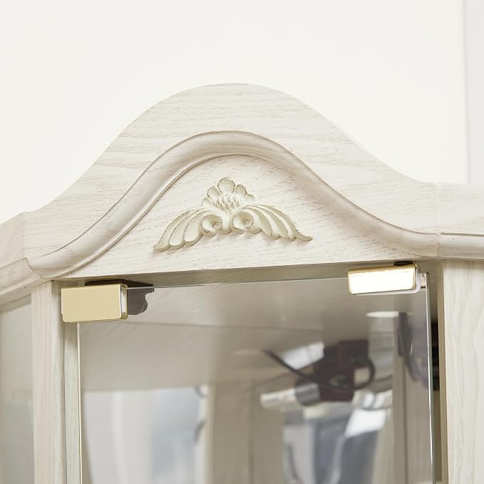 Glass Corner Display Cabinet - Image 4