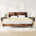 Bme Georgina Signature Dark Choco Bed Frame, King Bed Frame and Headboard by Bme