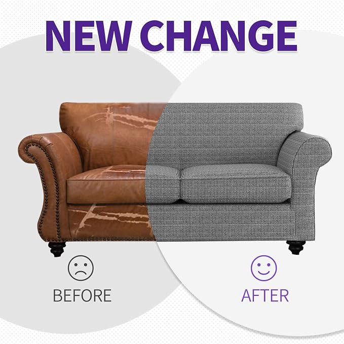 ZNSAYOTX 3 Piece Loveseat Covers - Image 5