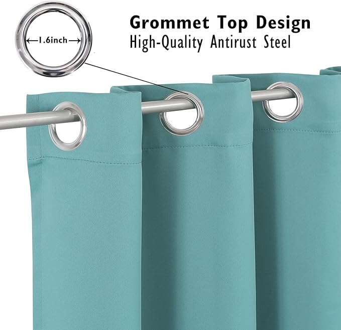 ChrisDowa Blackout Curtains 54 inches Long - Image 2