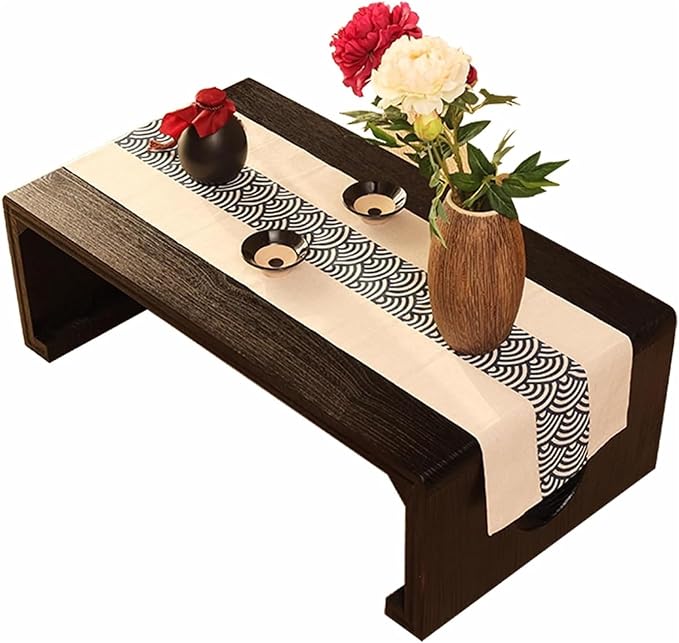 Japanese Floor Table, Japanese Coffee Table, Retro Japanese Wooden Table by Unknown