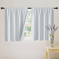 RYB HOME White 100% Blackout Curtains, Thermal Insulated Heat & UV Blocking by RYBHOME