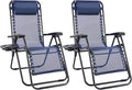 Sweetcrispy Zero Gravity Chairs Set of 2, Outdoor Folding Reclining Lounge Chair by Sweetcrispy
