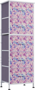 WLIVE Fabric Dresser, 5-Drawer Tall Dressers by WLIVE