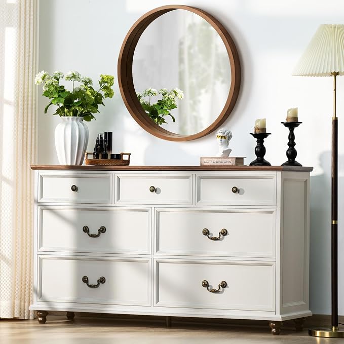 Joaxswe Farmhouse 54" 7 Drawers Dresser by Joaxswe