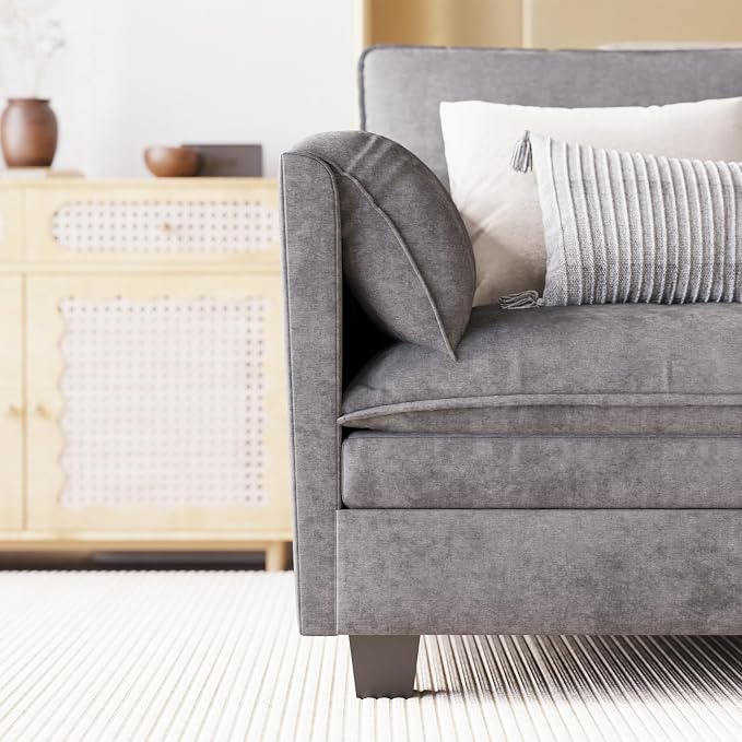 Ball & Cast 74" Mid-Century Modern Loveseat Sofa - Image 7