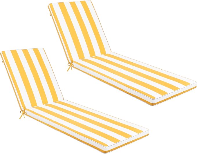 Only choice Chaise Lounge Cushions Outdoor, Fade & Water Resistant Patio Lounge - Image 4