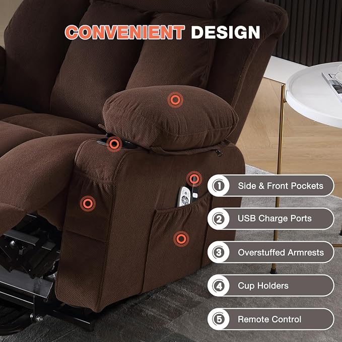 MAHOMICO Power Lift Recliner Chair - Image 7