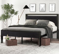 SHA CERLIN 14 Inch Queen Size Metal Platform Bed Frame by SHACERLIN