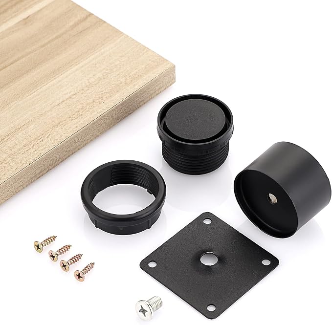 OwnMy 4PCS 2 Inch Stainless Steel Furniture Legs Feets Metal Cabinet Desk Legs - Image 5