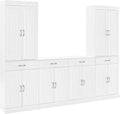 Crosley Furniture Stanton 3-Piece Traditional Sideboard Buffet Cabinet and by CrosleyFurniture