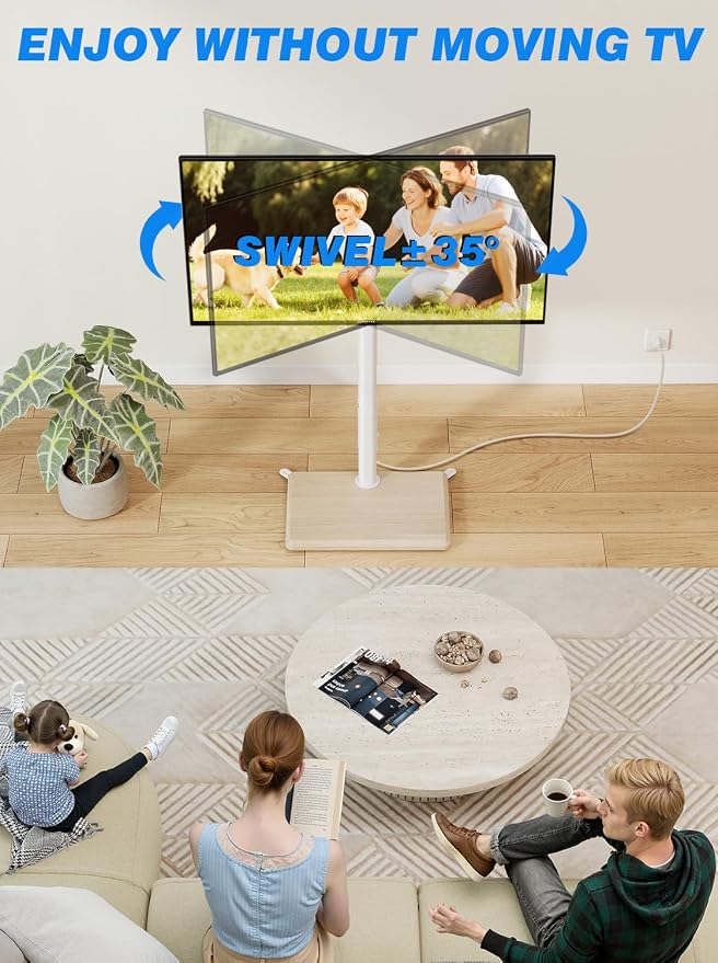 Rfiver Swivel Floor TV Stand - Image 2