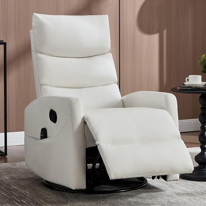 Trustyue Swivel Rocker Recliner Chair, 360° Swivel Recliner - Image 2