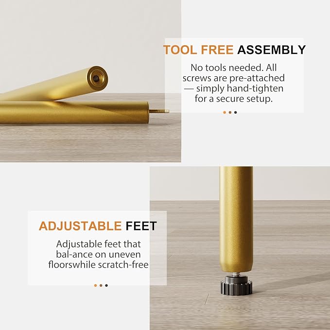Round Side Table Set of 2, 2-Tier Modern Accent Table, Small Bedside Table - Image 7