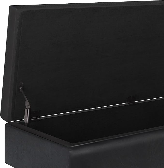 SIMPLIHOME Owen Rectangular Storage Ottoman - Image 7