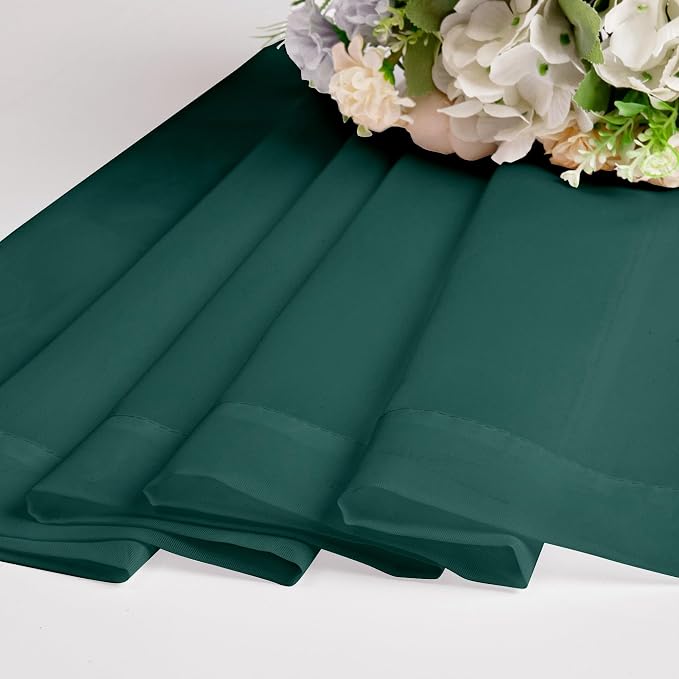 OWENIE Green Sheer Curtains 84 Inches Long - Image 6
