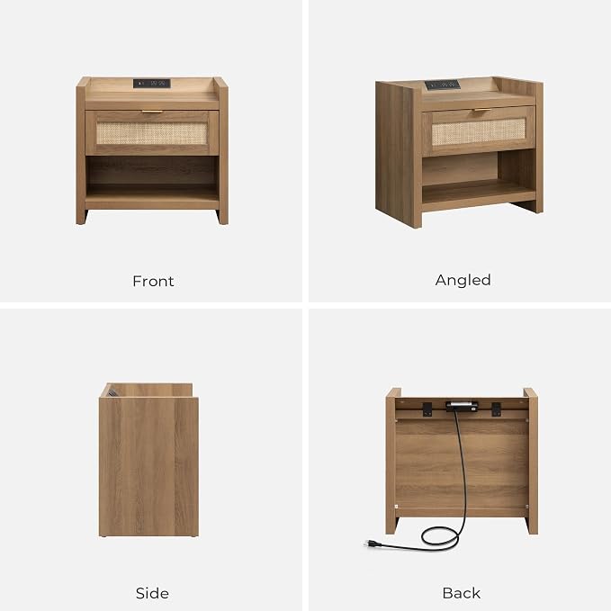 SICOTAS Night Stand Set of 2 Nightstands - Image 9