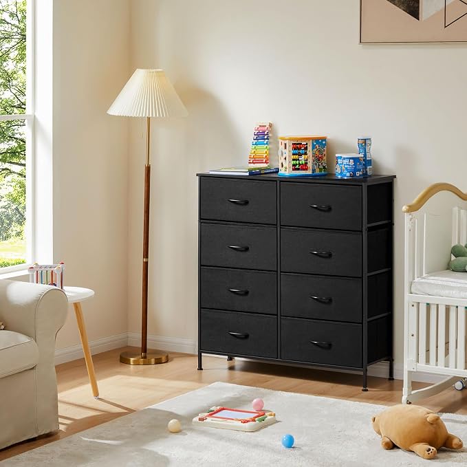 DUMOS 8 Drawer Dresser for Bedroom, Fabric Storage Organizer - Image 7