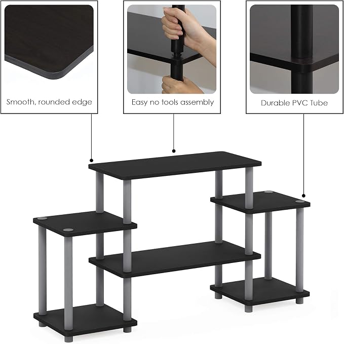 Furinno Turn-N-Tube No Tools Entertainment TV Stands - Image 5