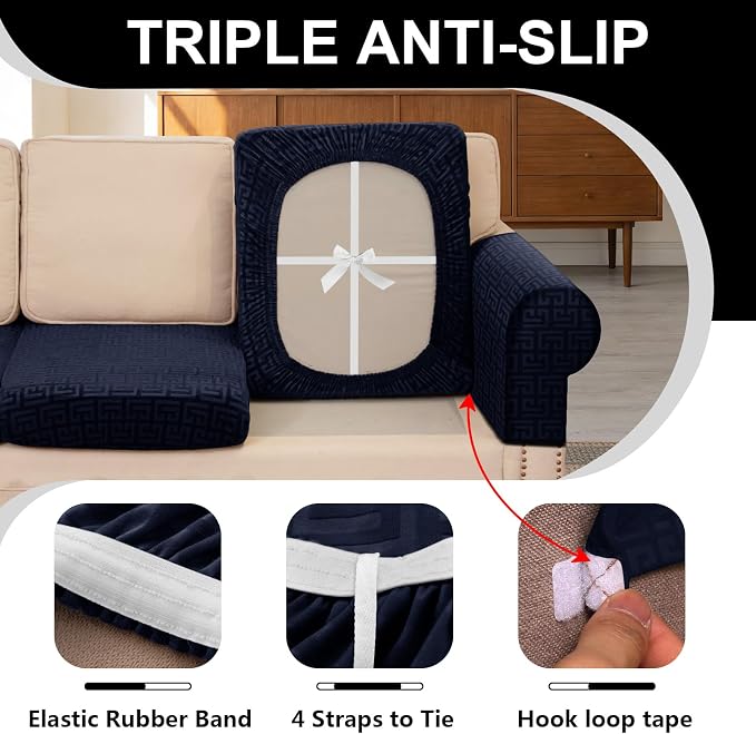 UNBBRRL Stretch Couch Seat Cushion Cover - Image 3