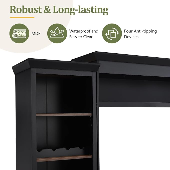 Merax Minimalist Entertainment Wall Unit Set - Image 6