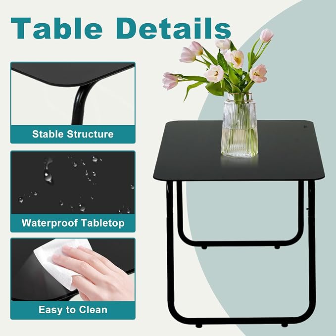 DUMOS 4 Piece Patio Furniture Set，Outdoor Patio Furniture Set - Image 4