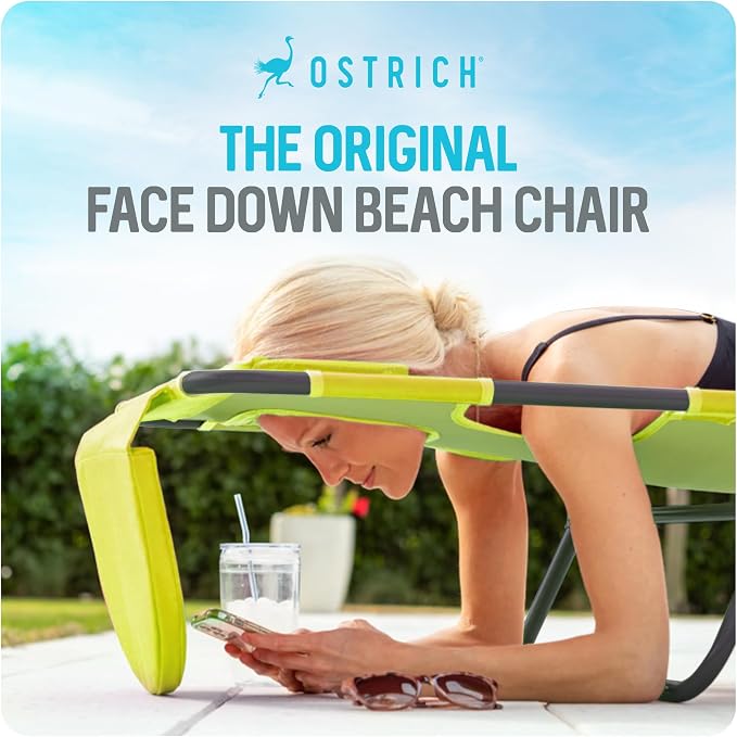 Ostrich the Original Chaise 72 x 22 Inch Lounge Portable Reclining Lounger - Image 5