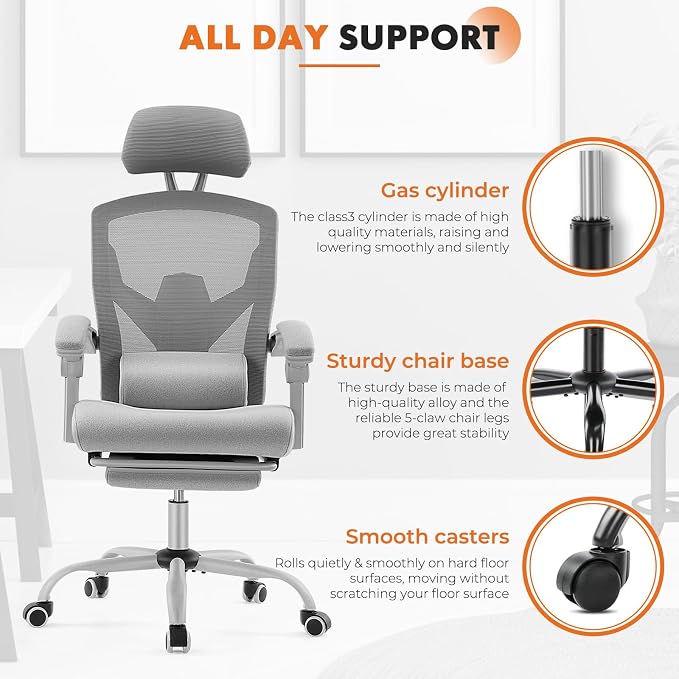 Sweetcrispy Office Computer Desk Chair - Image 7