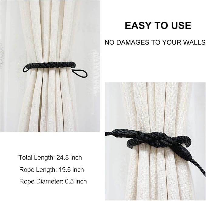 Curtain Tiebacks Ropes - Image 5
