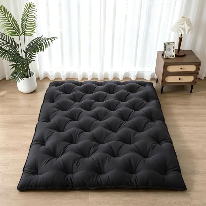 SHOUREN Japanese Futon Mattress Floor Mattress 3" Tatami Mat, Shredded Memory by SHOUREN