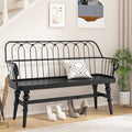 DIBRATY Entryway Bench, Spindle Back Wooden Dinning Bench, Farmhouse Foyer Bench by DIBRATY