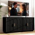 67'' Modern TV Stand for TVs up to 75'', Modern Long Media Console by WelcometoCUPYUOOU