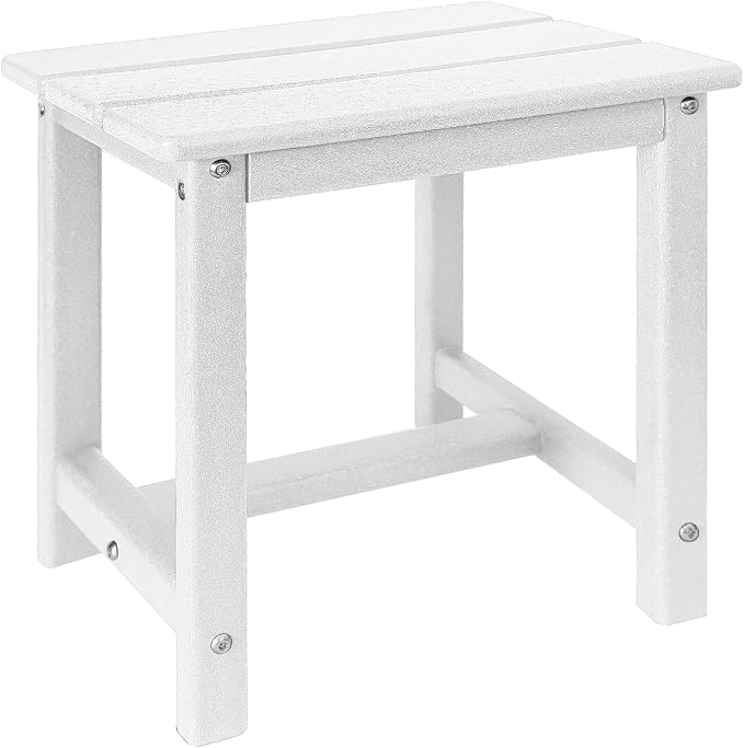 GARDENSTAR Adirondack Square Side Table, one-Tier Outdoor end Table, Patio Side by GARDENSTAR