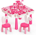 arscniek Toddlers Activity Table 7 in 1 Kids Activity Tables and Chairs Set by Arscniektoysforkid