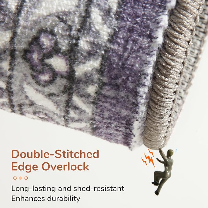 OPPODREAM Soft Area Rugs 4x6, Low-Pile Washable Rugs 4x6 - Image 4