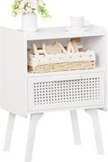 Lerliuo Rattan Nightstand, Side Table by Lerliuo