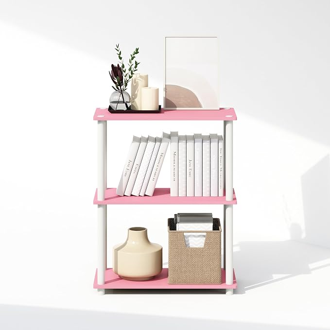 Furinno Turn-N-Tube Book Shelf, 3-Tier Bookshelf, Bookcase - Image 5