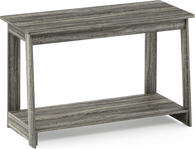 Furinno BEGINNING TV Stand, 2-Tier Rectangular Entertainment Center - Image 4