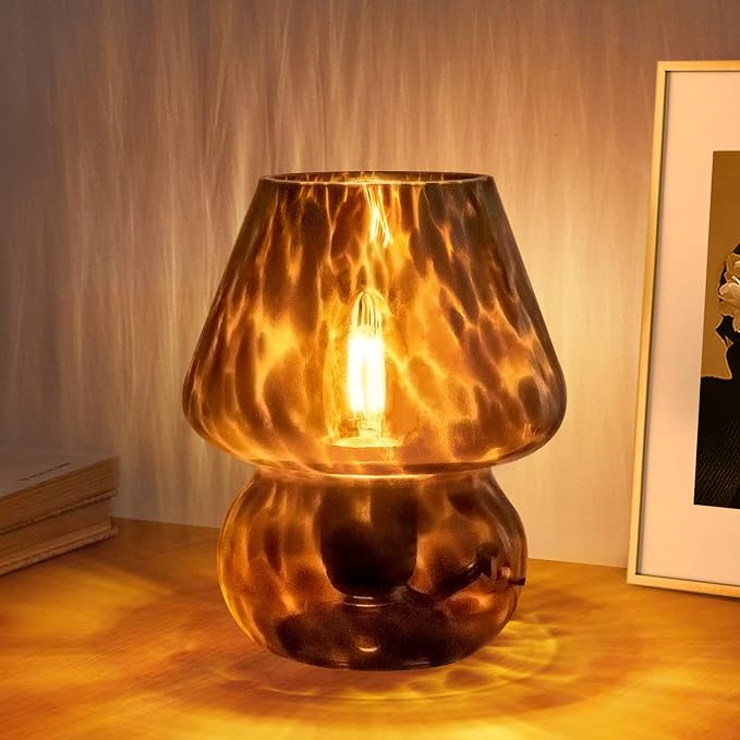 ONEWISH Mushroom Lamp Small Vintage Table Lamp by onewish