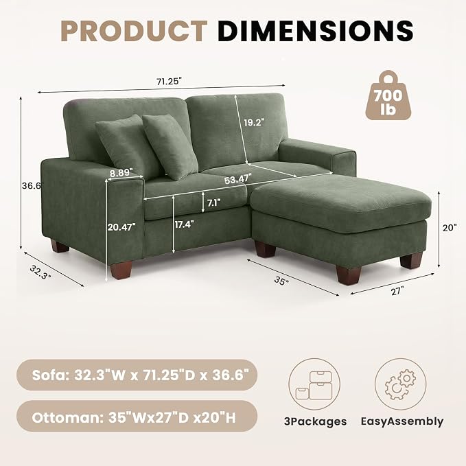 DOPEDIO L-Shaped Sectional Sofa - Image 2