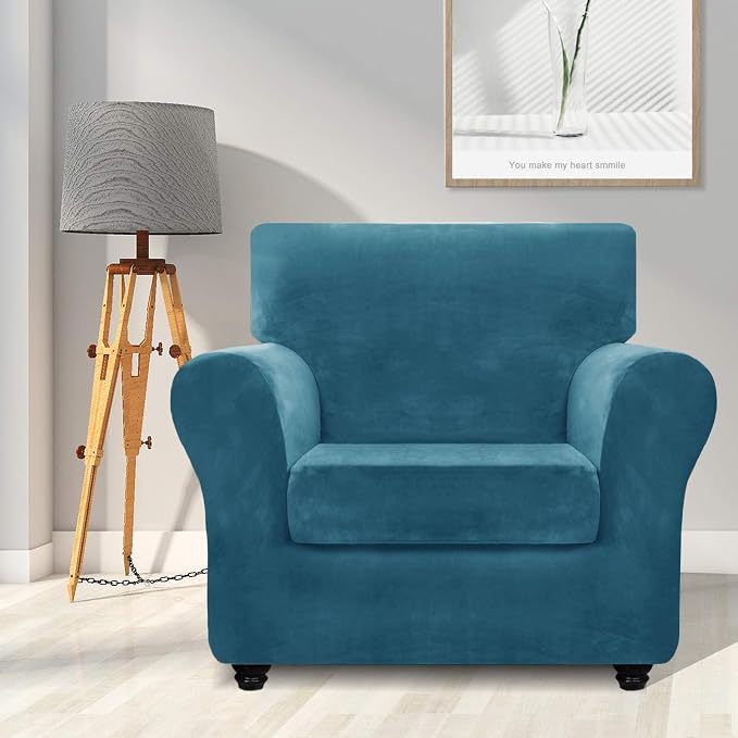 ZNSAYOTX Luxury Velvet Chair Slipcovers - Image 2