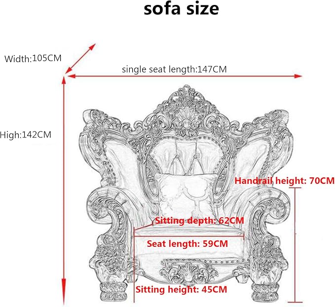 European-Style Luxury Sofa, Solid Wood Sofa - Image 2