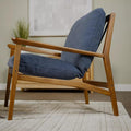 Grain Wood Furniture Solid Wood Mid Century Lounge Chair by GrainWoodFurniture
